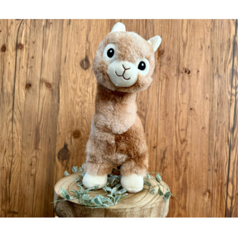 Plüsch-Alpaka marmoriert