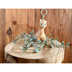 Schlüsselanhänger Alpaka
