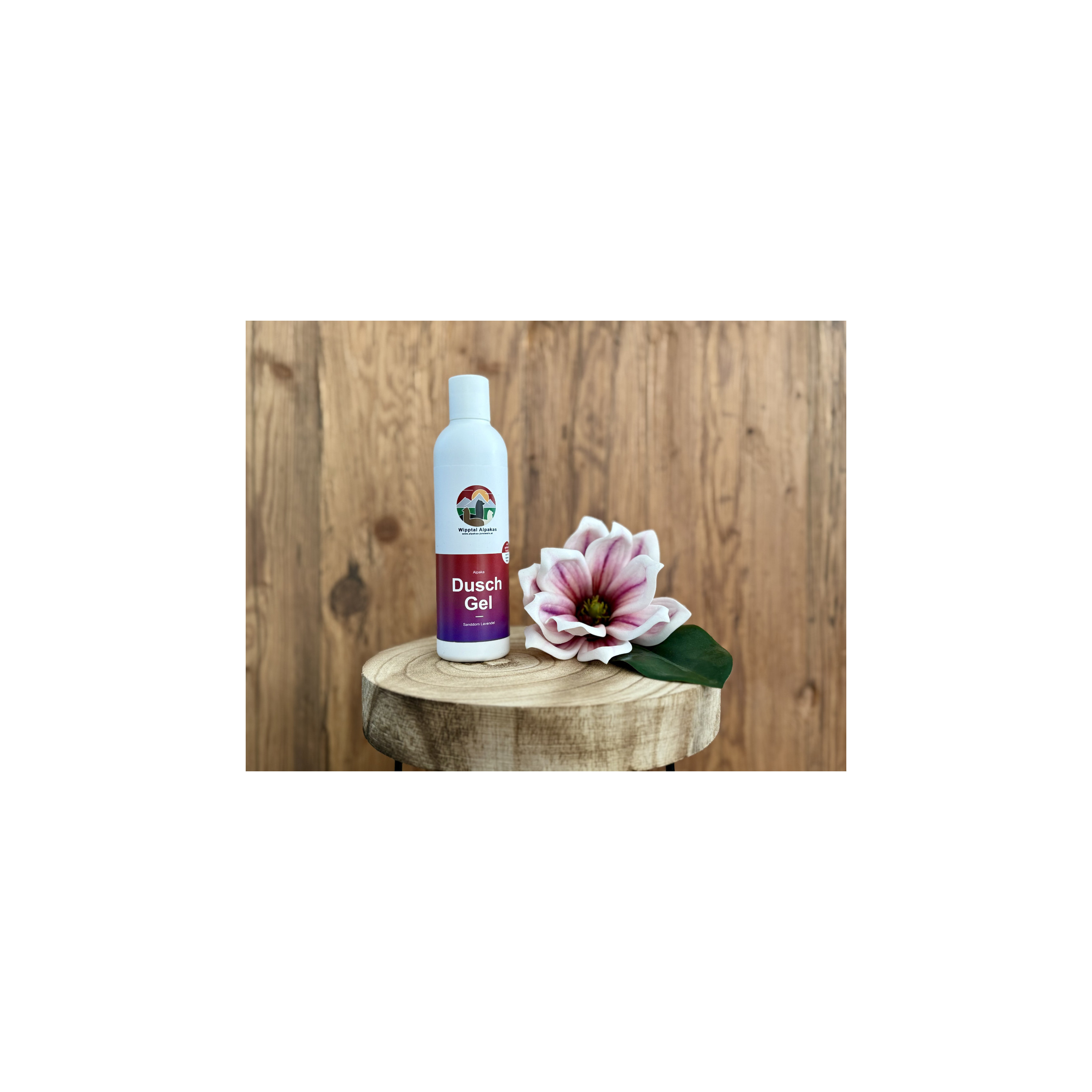 Alpaka Duschgel Sanddorn – Lavendel