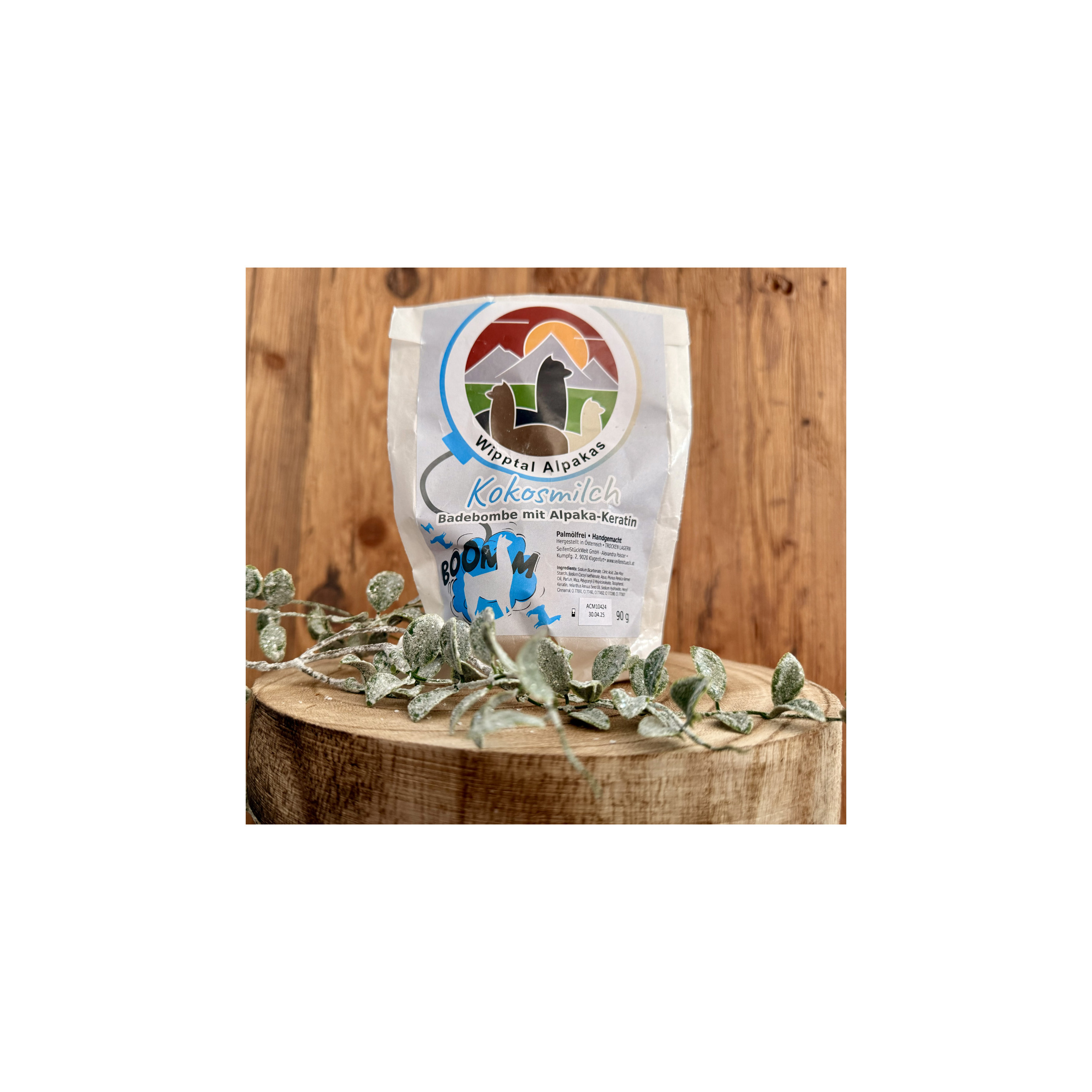 Badebomben mit Alpaka-Keratin