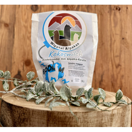 Badebomben mit Alpaka-Keratin