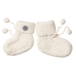 Babyschuhe aus Alpakawolle